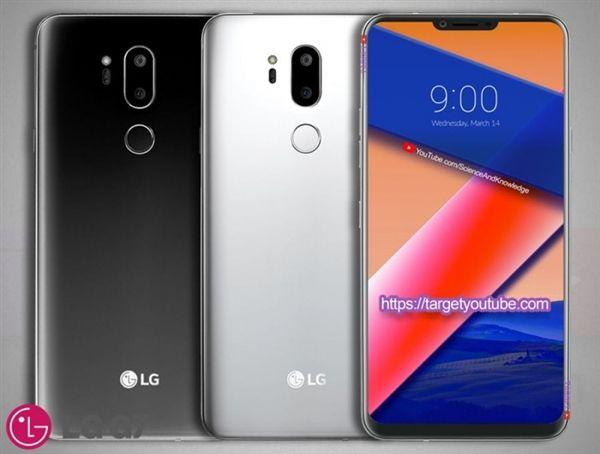 LG G7渲染图曝光：又一款有下巴的刘海全面屏手机