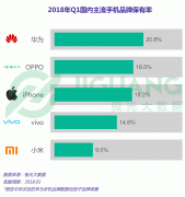 极光大数据：2018Q1智能手机行业报告