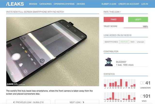vivo Xplay7？vivo未发布手机真机意外泄露，外观有点辣眼睛！