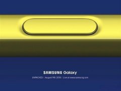 三星 Galaxy Note9 海报曝光：采用黄蓝撞色搭配