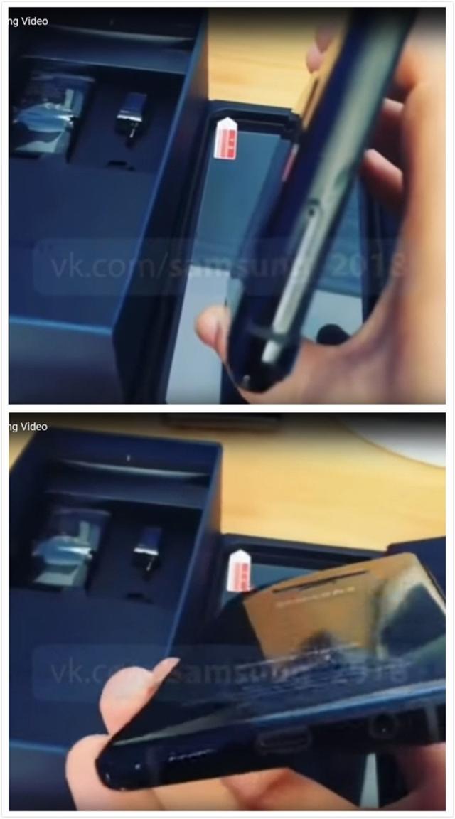 三星Galaxy Note 9遭提前开箱,外观细节全被暴露
