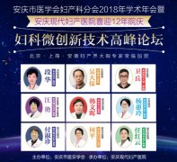 安庆现代妇产：聚焦现代·学术盛典