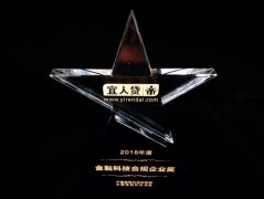 宜人贷获颁 “2018年度金融科技合规企业奖”