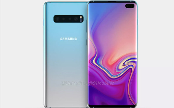 疑似三星Galaxy S10+渲染图