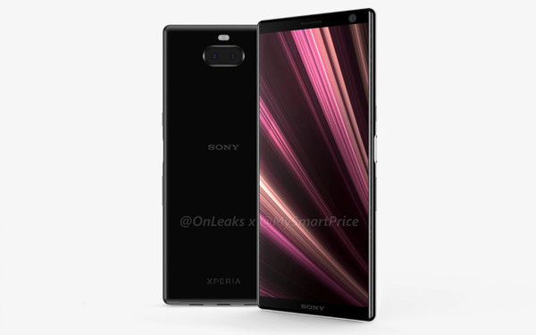 Sony Xperia XA3 Ultra渲染图