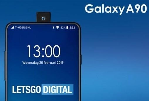 三星Galaxy A90弹出式摄像头曝光!