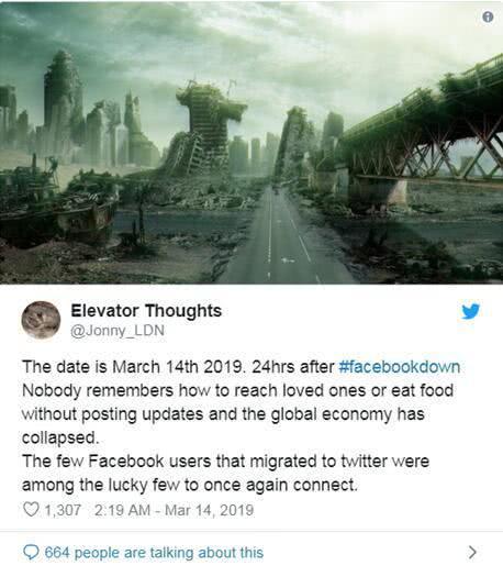 Facebook和Google服务全球大瘫痪,网友:全世界只剩下推特