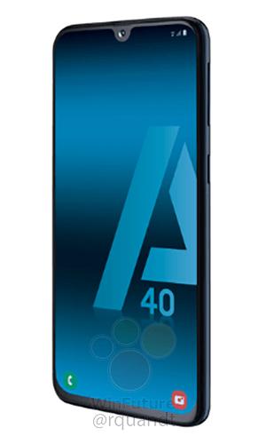 疑似Galaxy A40渲染图曝光:或于4月发布 售250欧元