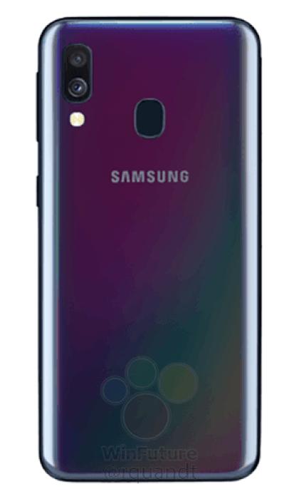 疑似Galaxy A40渲染图曝光:或于4月发布 售250欧元