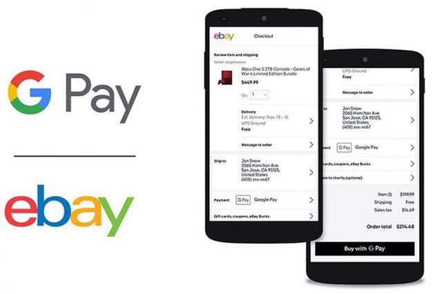 4月上旬生效:eBay引入Google Pay支付方案