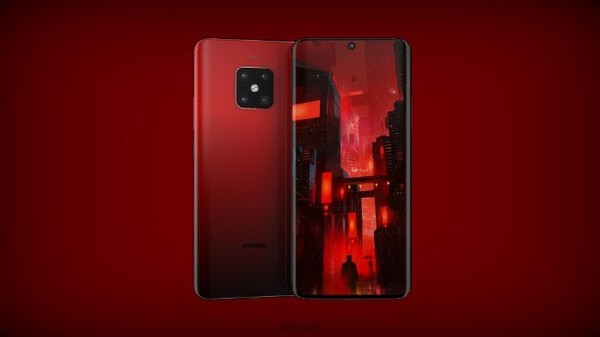 华为Mate 30 Pro概念渲染图