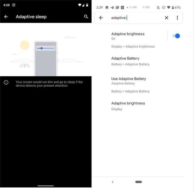 Android 10 Q再曝3项新功能:用户注视手机时不会息屏!