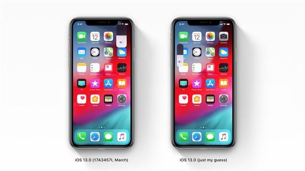 iOS 13系统截图曝光:全新音量调节器神似MIUI风格