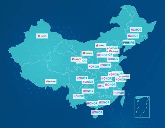 华为荣耀遍中国!京东618这3天各省最受欢迎手机品牌大盘点
