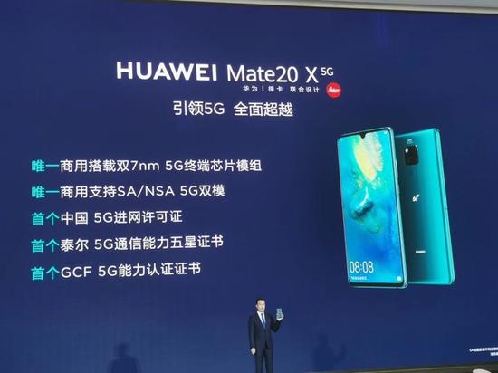 华为Mate 20 X 5G版发布