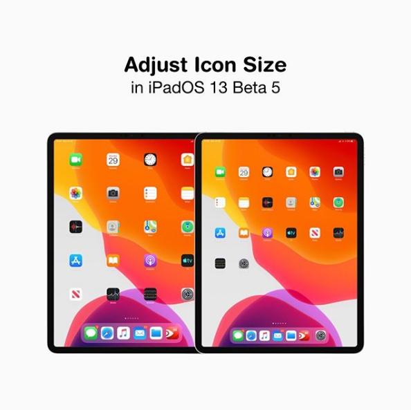 苹果推送iOS 13 Beta5:图标密度可更改,触感更加爽