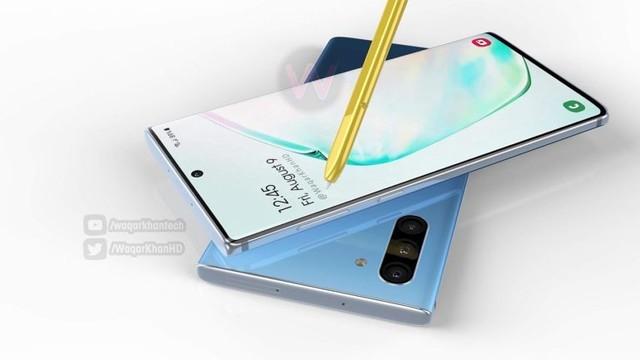 三星Note10新配色曝光:橙色/翡翠绿很“时髦”
