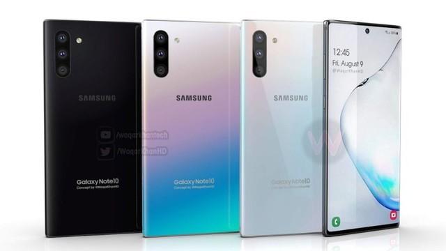 三星Note10新配色曝光:橙色/翡翠绿很“时髦”