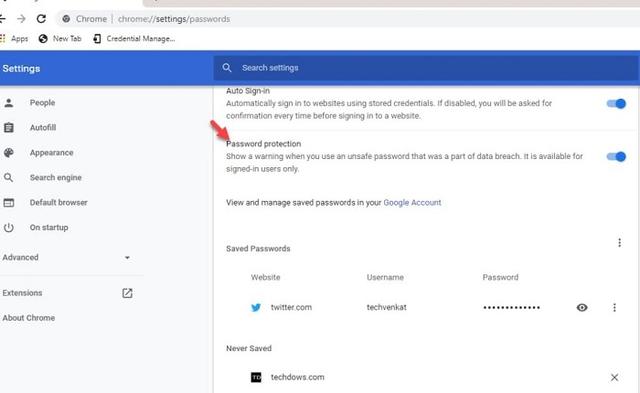 Chrome 78 Canary集成了网络上已泄露密码的检测功能