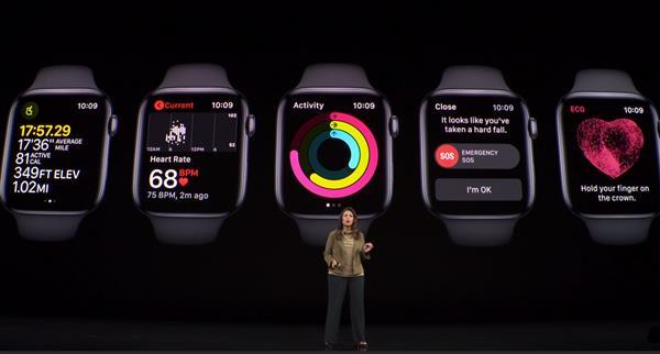苹果发布Apple Watch 5手表:更专业的健康监测 399美元起