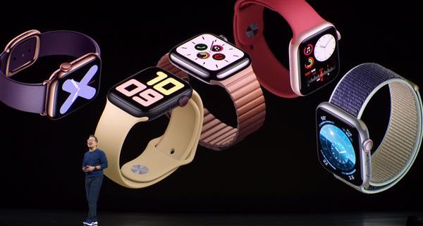 苹果发布Apple Watch 5手表:更专业的健康监测 399美元起