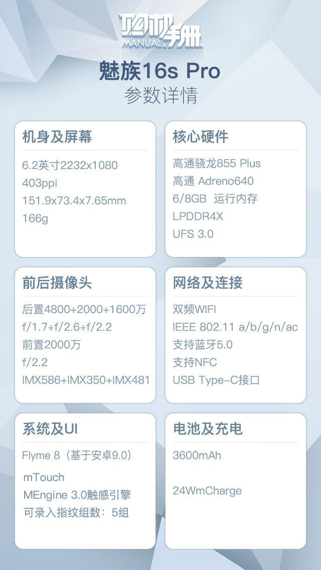 入手之前必看 魅族16s Pro这十大卖点要理清楚