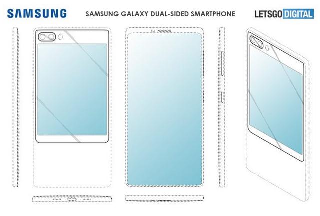三星前后双屏幕手机设计公布