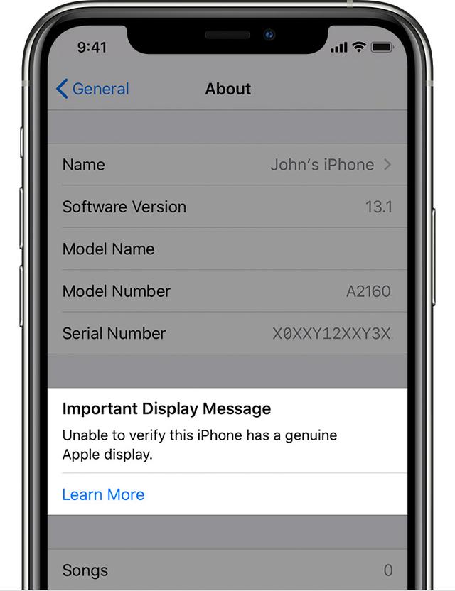 果粉注意!iPhone11系列安装非正版显示屏将收到警告