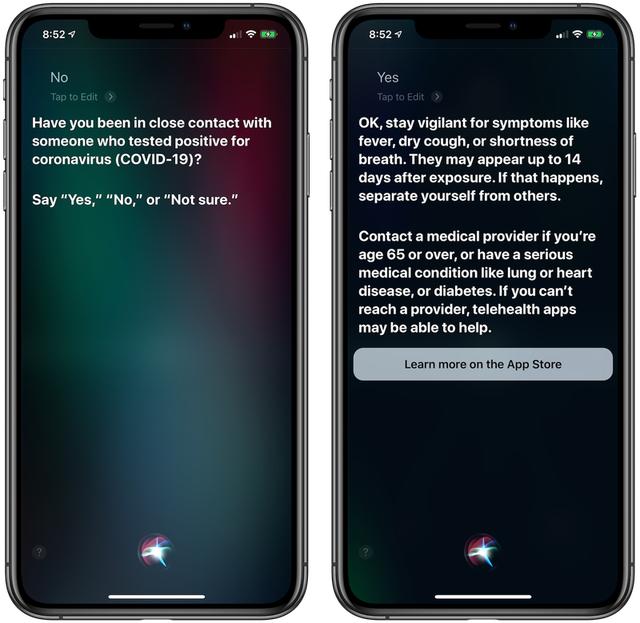 苹果紧急升级！Siri变身肺炎检测师：用户可自我诊断