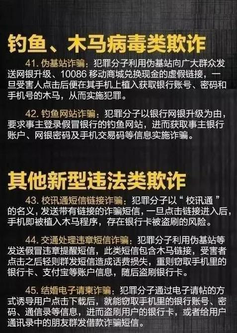 重磅！公安部发布最新最全电信诈骗方式