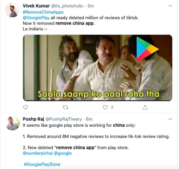 Google 出手了!"删除中国应用" App 被下架,印度人表示气愤,并喊话劈柴哥出面