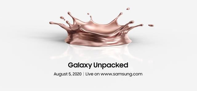 三星Galaxy新品发布会官宣8月5日,将有Note20系列以及新款折叠屏手机