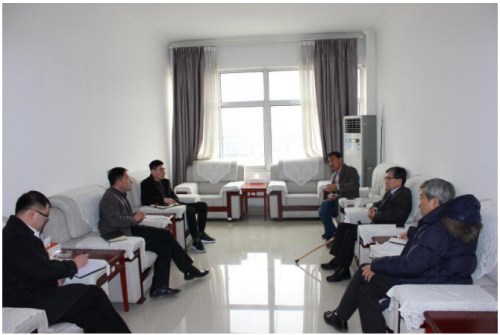 临沂国际商品交易中心尚林中心与韩国石化公司洽谈业务
