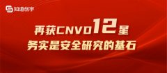 知道创宇再获CNVD 12星最高荣誉，务实是安全研究